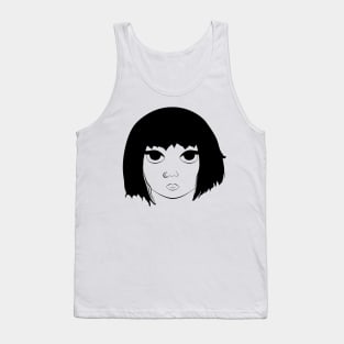 Manga Black Girl Tank Top